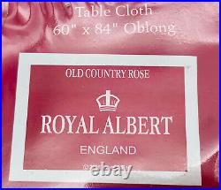 2006 Royal Albert England Old Country Roses Luxery Table Cloth 60 x 84 Oblong
