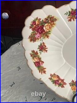 2007 Royal Albert Old Country Roses turkey shaped platter(SALE)