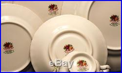 20 PIECE ROYAL ALBERT OLD COUNTRY ROSES ENGLAND 4 PLACE SETTINGS-ENGLAND