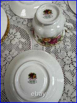 20 Piece Set -Old Country Roses Royal Albert Bone China 4 Place Settings