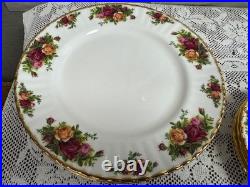 20 Piece Set Royal Albert Old Country Roses 5 Piece Place Setting, Set of 4