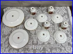 20 Piece Set Royal Albert Old Country Roses 5 Piece Place Setting, Set of 4