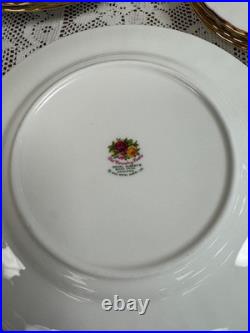 20 Piece Set Royal Albert Old Country Roses 5 Piece Place Setting, Set of 4