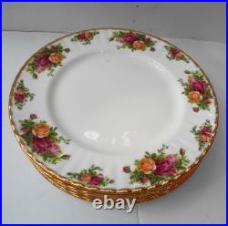 20 pc Royal Albert OLD COUNTRY ROSES Dinner salad bread cup Plates Lot 4 setting