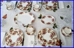 20 pcsBeautiful Royal Albert Old Country Rose 5 place settings! Made in England