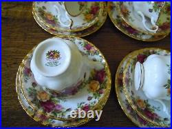21 PC ROYAL ALBERT OLD COUNTRY ROSES BOXED TEA SET 2nds Q BRAND NEW ENGLISH