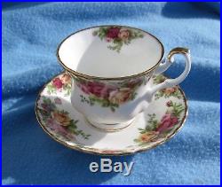 21 Piece Vintage Royal Albert OLD COUNTRY ROSES Tea Set English Fine Bone China