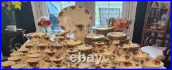 24 Settings, Beautiful HUGE SET Royal Albert Old Country Roses Made In England