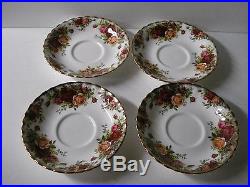 29 PCS Vintage Royal Albert China Old Country Roses Cups & Saucers VTG Stamp