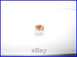2 Royal Albert Old Country Roses Platter Or Serving Plate Made in England 1962