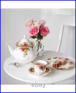 348$ Royal Albert Old Country Roses 3-Piece Tea Set White Multicolor