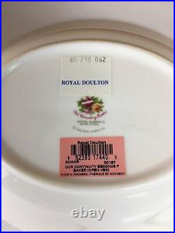 3 Pcs Royal Doulton Albert Old Country Roses Serving Platter & 2 Serving Bowls
