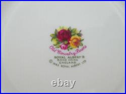 3 Royal Albert Old Country Roses CREAM SOUP BOWLS & SAUCERS England 1st QUALITY
