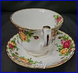 3 Royal Albert Old Country Roses Tea Cup And Saucer Set 1962 6 piece Perfect New