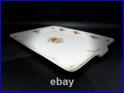 4 LOT Royal Albert Old Country Roses Planter Serving tray Biscuit jar Xmas tree