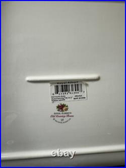 4 LOT Royal Albert Old Country Roses Planter Serving tray Biscuit jar Xmas tree