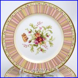 (4) ROYAL ALBERT Plates OLD COUNTRY ROSES Seasons Of Colour Japan Butterfly RARE