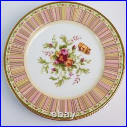 (4) ROYAL ALBERT Plates OLD COUNTRY ROSES Seasons Of Colour Japan Butterfly RARE