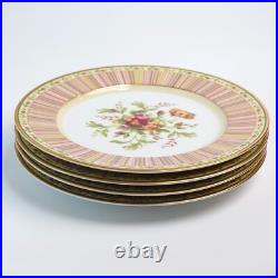 (4) ROYAL ALBERT Plates OLD COUNTRY ROSES Seasons Of Colour Japan Butterfly RARE