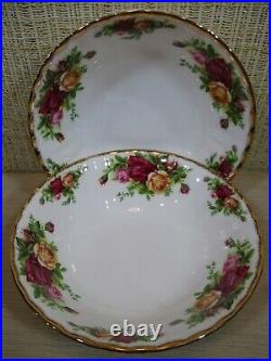 4 Royal Albert China Old Country Roses Set 4 Cereal/Soup Bowls 6½ NEW With Tag