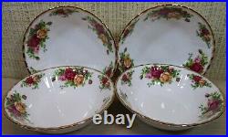 4 Royal Albert China Old Country Roses Set 4 Cereal/Soup Bowls 6½ NEW With Tag