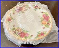 4 Royal Albert Old Country Roses Dinner Plates 10, 2 sets available Brand NEW