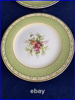 (4)Royal Albert Old Country Roses Seasons of Colour Spring B & B/Dessert Plate