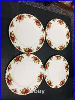 4x5 Piece Place Setting 1962 Royal Albert Old Country Roses Bone China