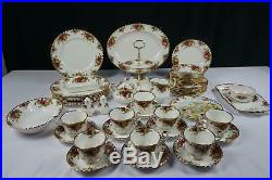 52 Pcs Royal Albert Old Country Roses Service For 8 + Extras