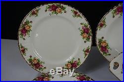 58 Pcs Royal Albert Old Country Roses China Set Service For 8 + Many Extras