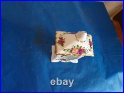 5Royal Albert Old Country Roses China 22K Gold Trim Quartz Mantle ClocksAS IS 5Royal Albert Old Country Roses China 22K Gold Trim Quartz Mantle ClocksAS IS
