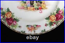 5 Old Country Roses Christmas Magic Salad Plates Royal Albert England Nwt
