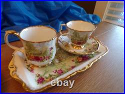 5-Pc Royal Albert Old Country Roses Celebration of the Old Country Roses Gardens
