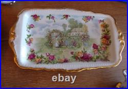 5-Pc Royal Albert Old Country Roses Celebration of the Old Country Roses Gardens
