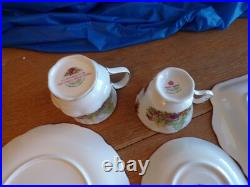5-Pc Royal Albert Old Country Roses Celebration of the Old Country Roses Gardens