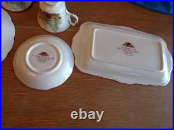 5-Pc Royal Albert Old Country Roses Celebration of the Old Country Roses Gardens