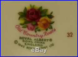 5 Royal Albert Old Country Roses Flat Rim Soup Bowls 8 Never Used Made England