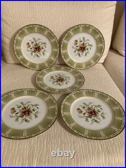 5 Royal Albert Seasons Of Colour 8.25 Salad Plates Old Country Roses