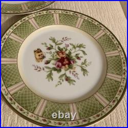 5 Royal Albert Seasons Of Colour 8.25 Salad Plates Old Country Roses