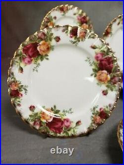(5) TRIO SETS Royal Albert Old Country Roses Cup, Saucer & Side Plate GREAT BUY