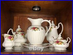 64 piece Royal Albert Old country Roses Fine China Set Full Service 8 CHICAGO