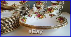 65 Piece Service For 12 Old Country Roses Royal Albert Never Used Factory First