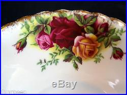 6 OLD COUNTRY ROSES SOUP COUPES & SAUCERS, 1962-73, ENGLAND, ROYAL ALBERT