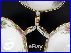 6 Old Country Roses Avon Tea Cups & Saucers, Gc, 1973-93, England, Royal Albert
