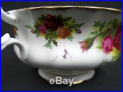 6 Old Country Roses Soup Coupes & Saucers, 1962-73, England. Royal Albert