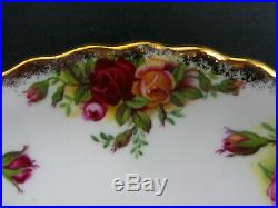 6 Old Country Roses Soup Coupes & Saucers, 1962-73, England. Royal Albert
