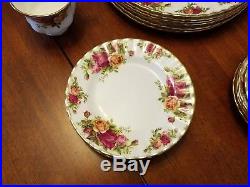 6 Place Settings Royal Albert Bone China Old Country Roses 30 Piece Service