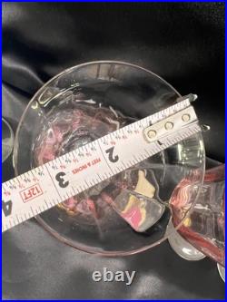 6 Royal Albert Old Country Rose Pink Lavender With Gold Ball Glasses