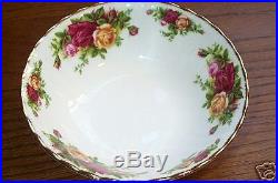 6 Royal Albert Old Country Roses Oatmeal Cereal Bowls