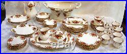 72 Pieces of Royal Albert Old Country Roses China (Place Settings, Serving, etc)